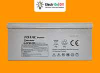 Гелиевый Аккумулятор 200 Ач TOTAL POWER | ELECTRONOFF