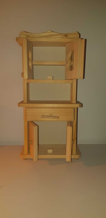 Set mobilier bucătărie și living room de jucărie din lemn