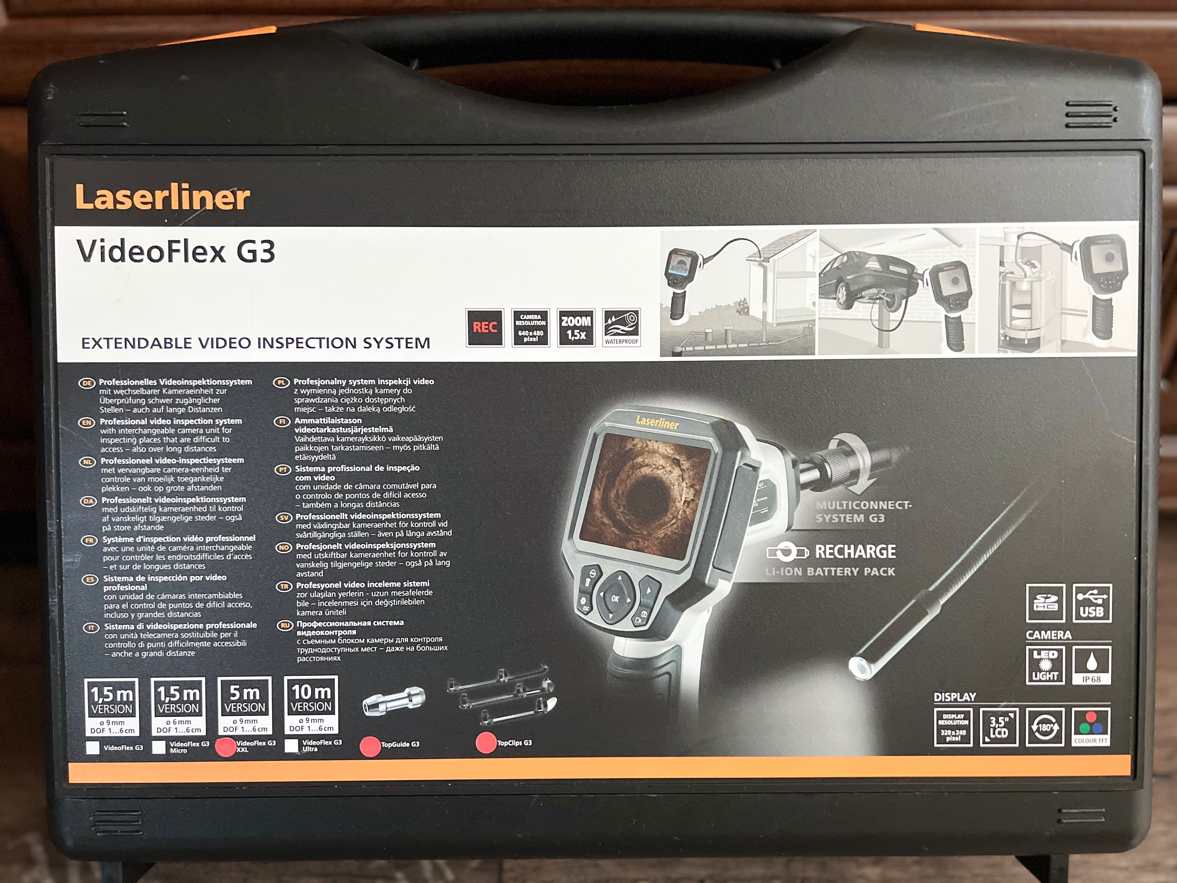 Laserliner VideoFlex G3 ендоскоп/видео диагностика/инспекционна камера