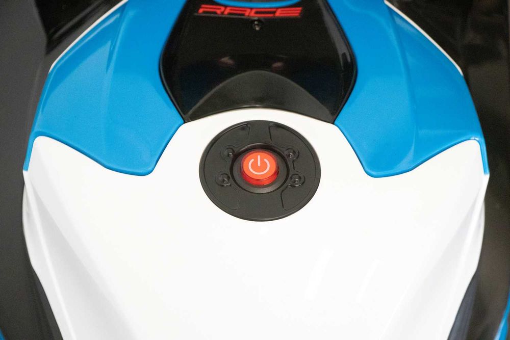 Motocicleta electrica pt. copil 4-9 ani, BMW Hp4 2x 45W 12V 7A, blue