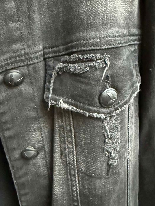 Дънково яке РР, черно-сиво, s размер