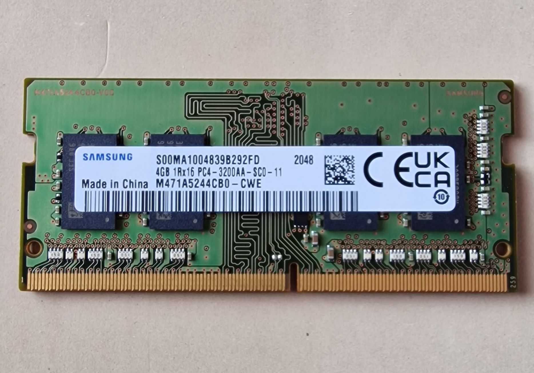 Memorie Ram 8 Gb DDR 4 - 320P Ghz