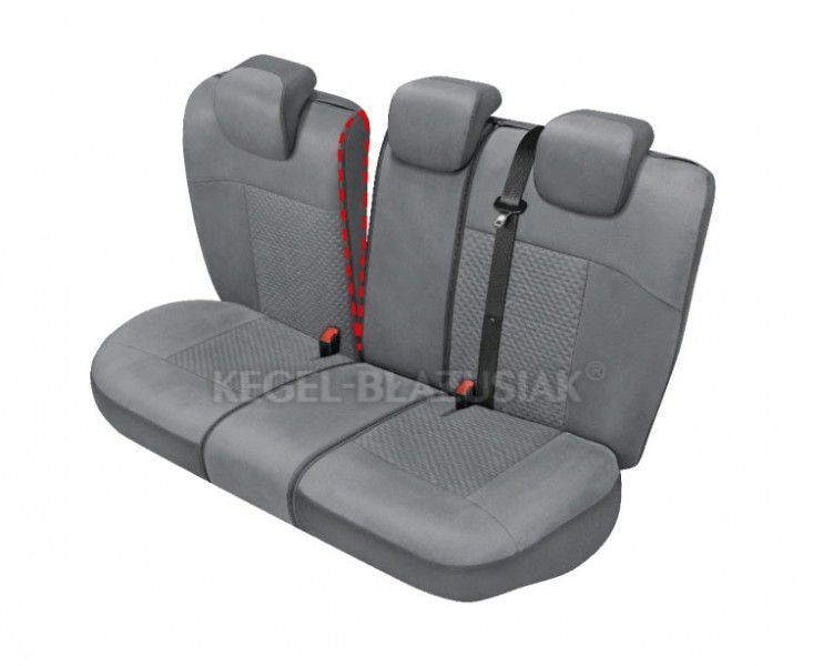 Huse scaune auto Arcadia Gri marimea M-L, Spate set huse auto Kegel