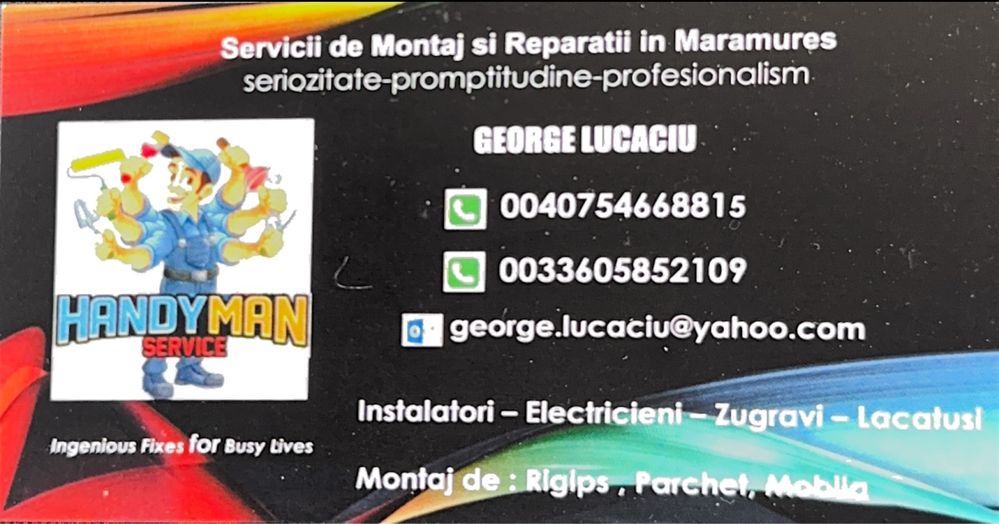 Servicii de Montaj si Reparatii in Maramures