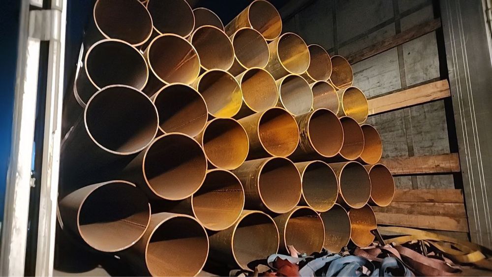Металл Трубалар Оптом Складдан Д-140 Д-168 Д-219 Д-325 Д-350 Д-377 янг