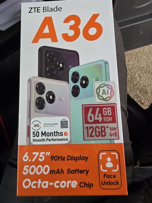 ZTE Blade A36 цвет черный