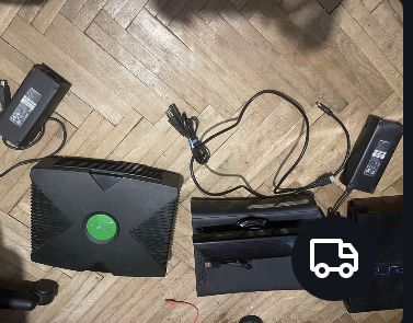 xbox clasic + 360 fat/slim ps2  ps1 contolere incarcatoare