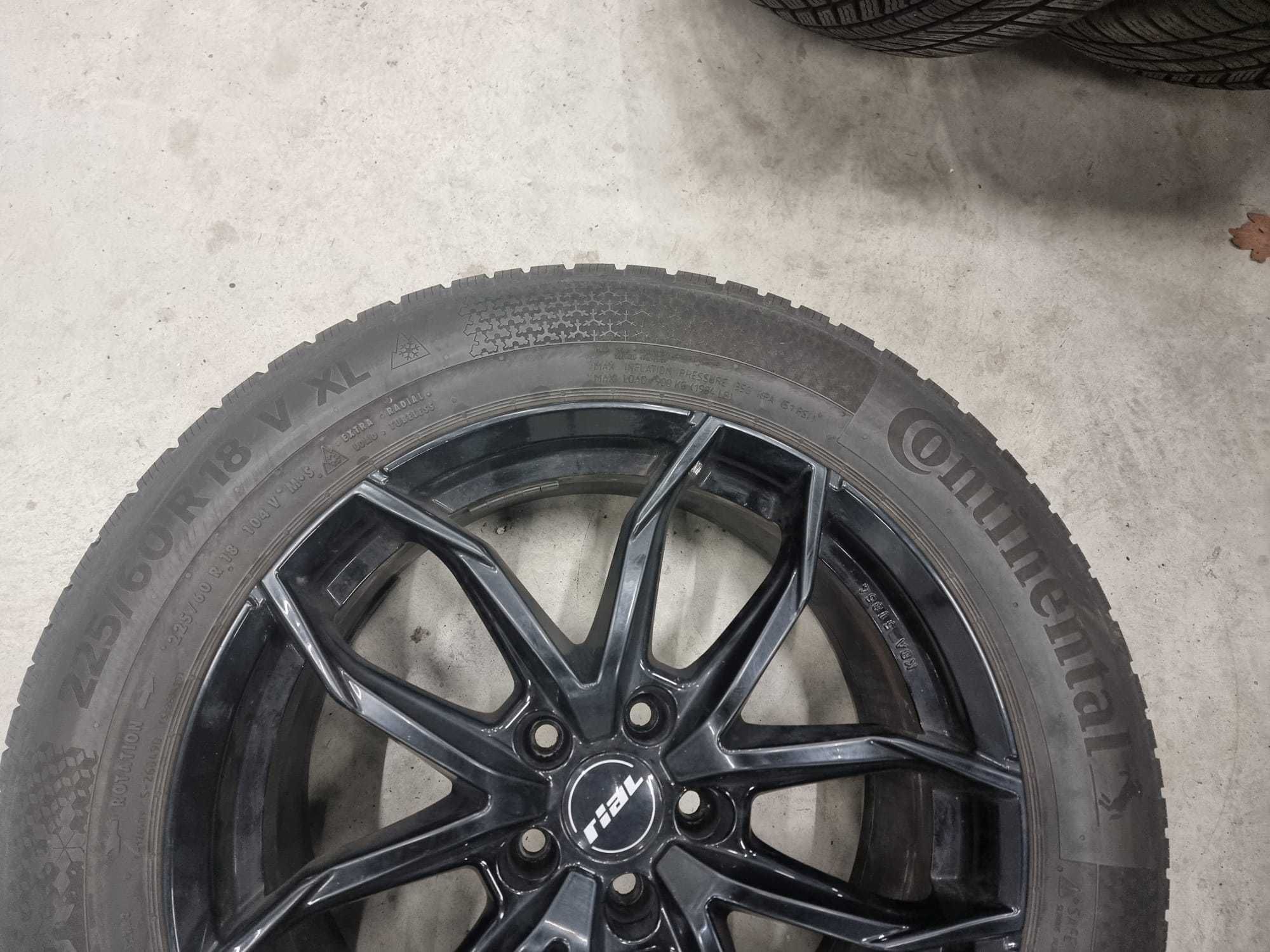 2 Anvelope de IARNA 225.60.18 'Continental' [dot2021]; ca NOI