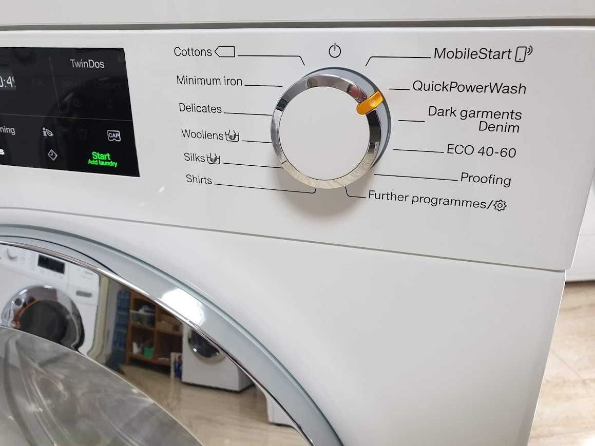 1600rpm - 9кг - Wi-Fi - TwinDos - Подсветка Miele Пералня 12м Гаранция