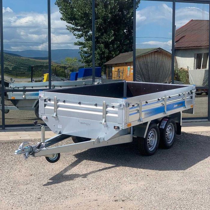Remorca Noua  750Kg 2 Ax Faro Magicus 263x150x35 cm Tip Platforma RATE