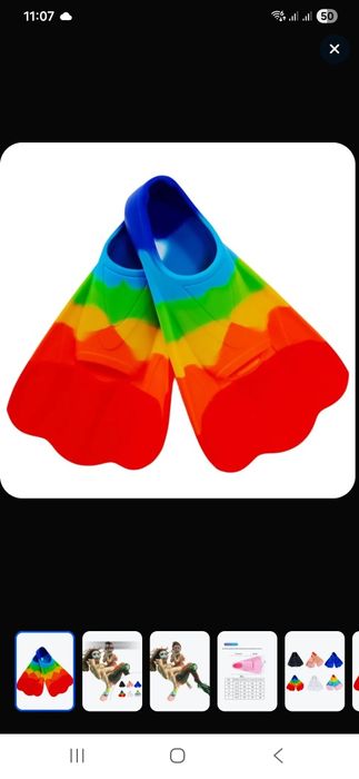 Совсем новые ласты 21- 23