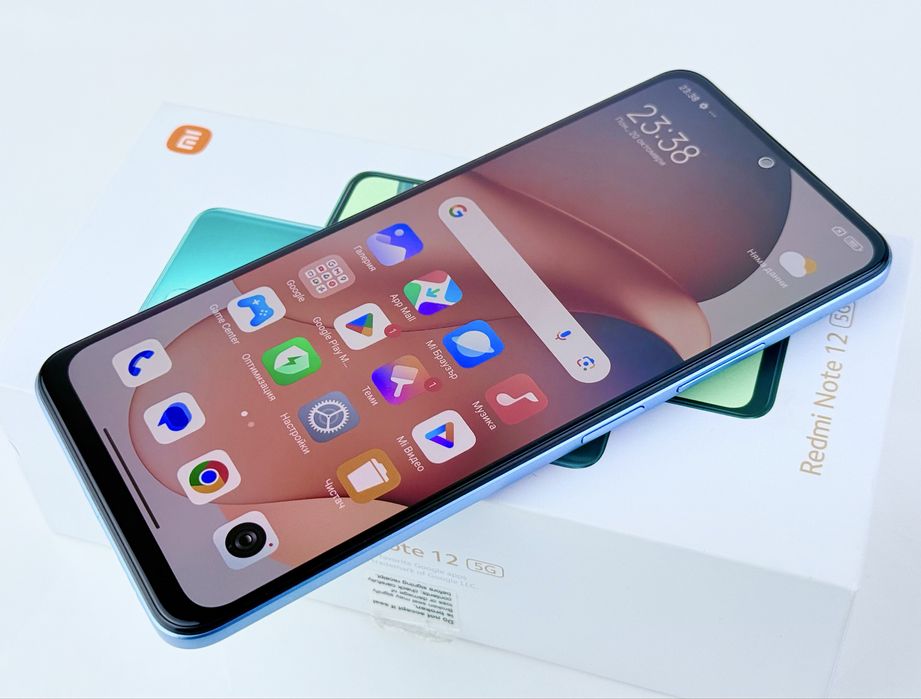 Xiaomi Redmi Note 12 5G 128GB 4RAM Ice Blue Перфектен! Гаранция!