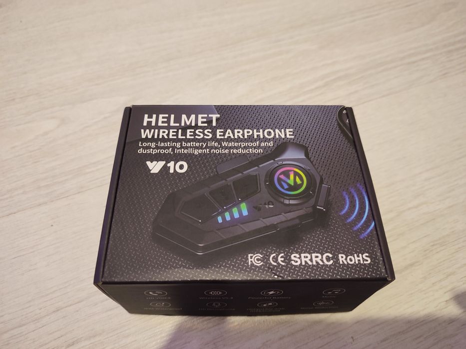 Sistem Comunicare Casca Moto cu Bluetooth 5.3 1000mAh