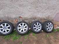 Vand jante + cauciucuri 5x112 R16