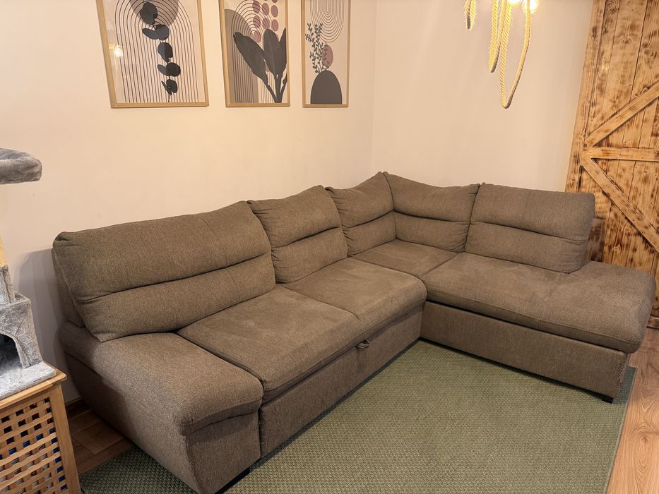 urgent-Canapea extensibila Mobexpert, functie pat + lada de depozitare