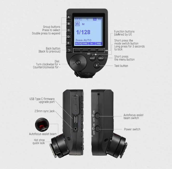 Neewer. Q PRO trigger. Тригър. Canon. Nikon. sony