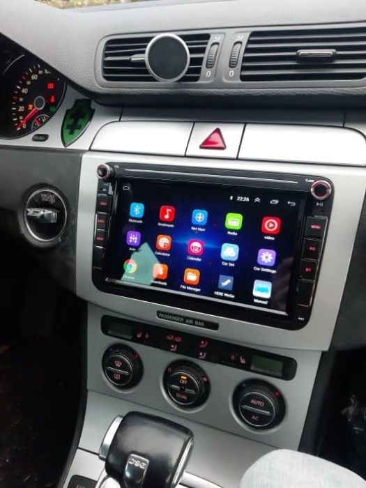 Navigatie Android 1/2GB Passat Golf Skoda Octavia Seat Waze WiFi GPS