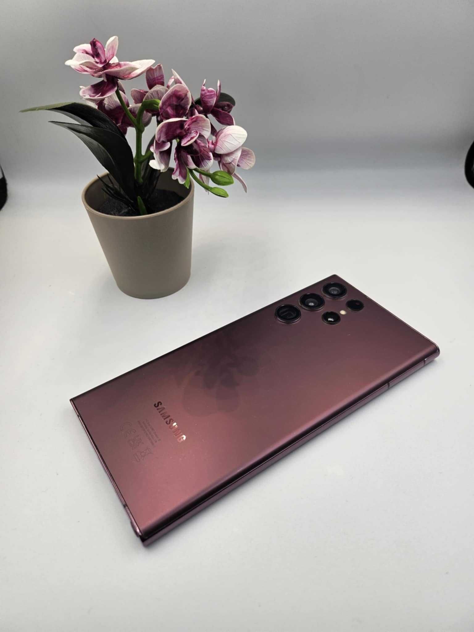 Hope Amanet P5-Samsung S22 Ultra, Burgundy, 128GB/8GB, Liber retea