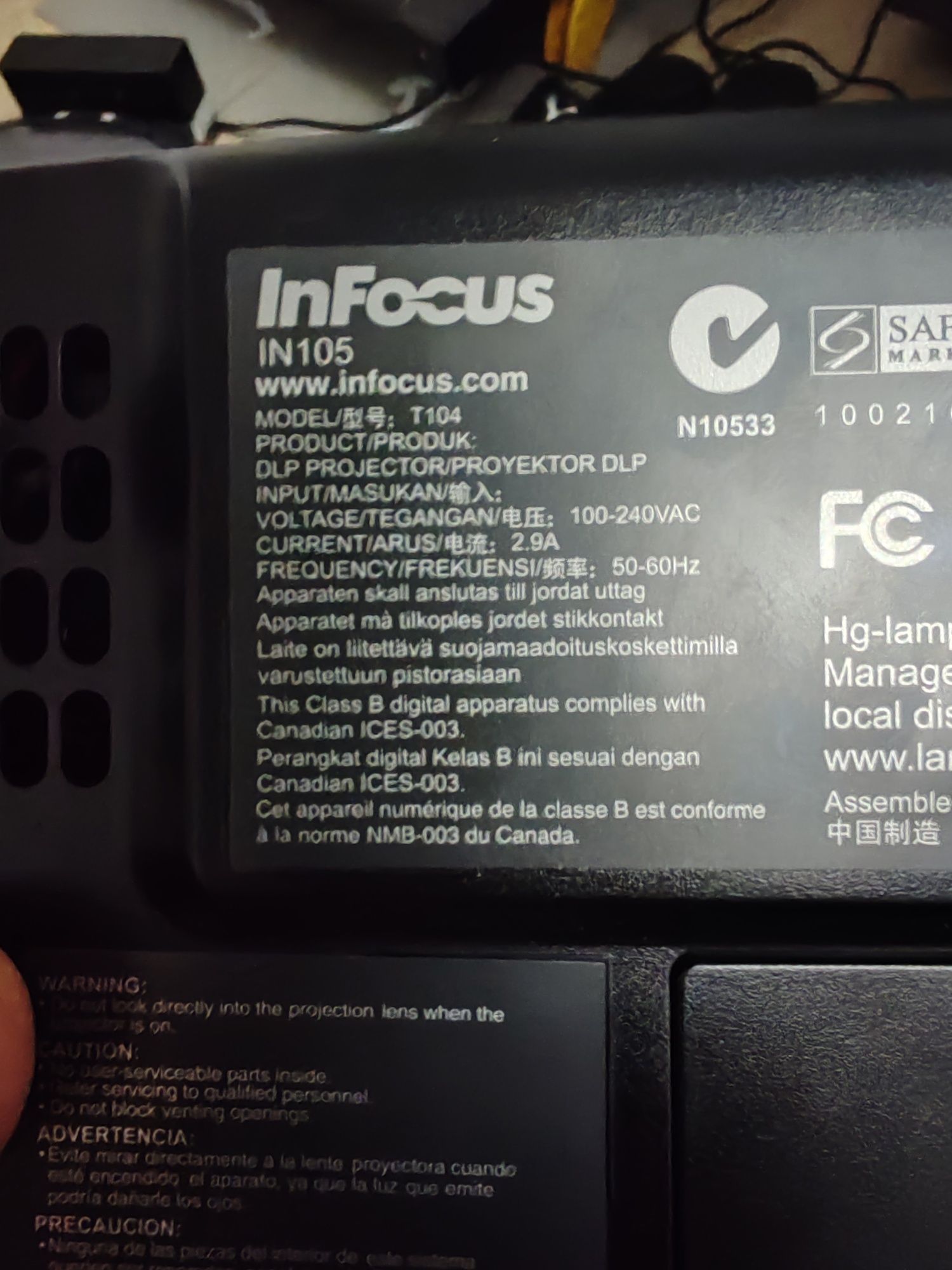 Videoproiector InFocus