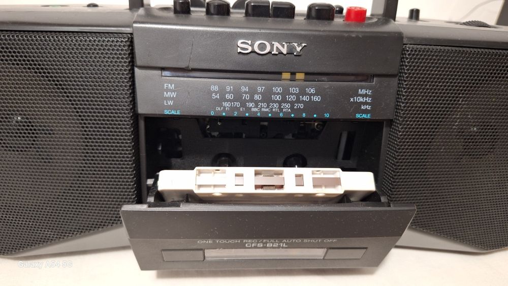 Radiocasetofon Sony