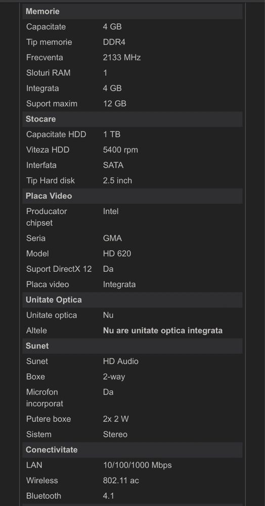 Laptop Lenovo 15.6'' V130 IKB