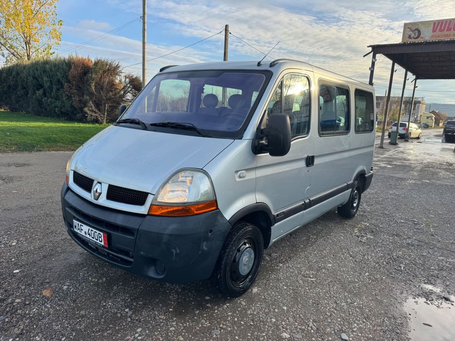 Renault Master/2,2 DCI/9Locuri/AC/Carlig/Numere Zoll Valabile