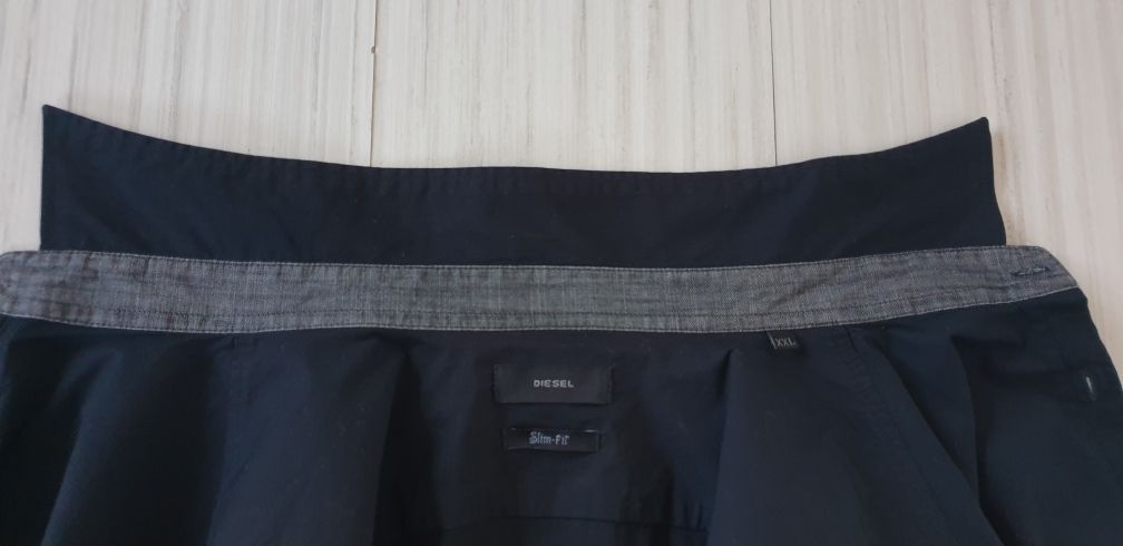 Diesel Slim Fit Stretch Mens Size 2XL НОВО! ОРИГИНАЛ! Мъжка Риза!