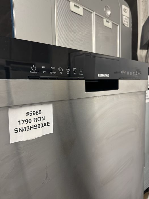 Mașină de spălat vase semi- încorporabilă Siemens SN43HS60AE