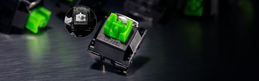 Tastatura Gaming Mecanica Razer BlackWidow Elite Green Switch Clicky