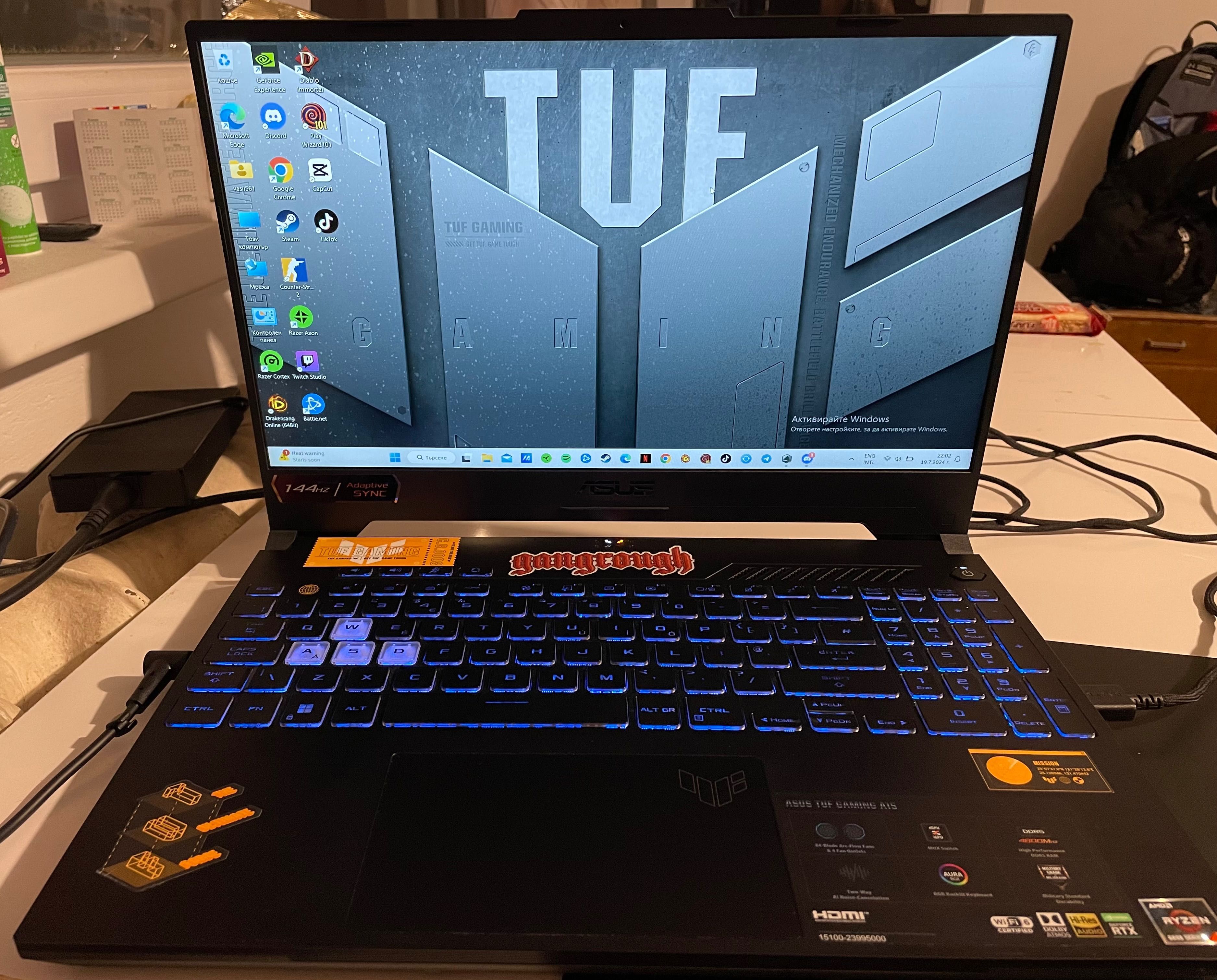 Лаптоп ASUS TUF Gaming