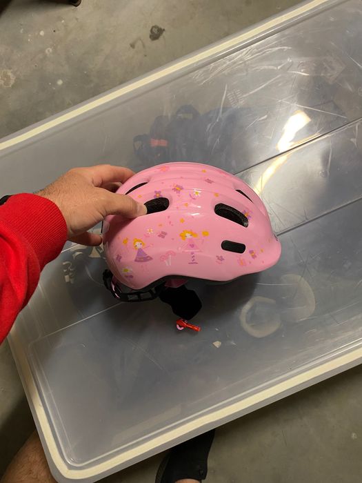 Abus cască bicicletă copii fetiță roz mărime S 45-50 cm