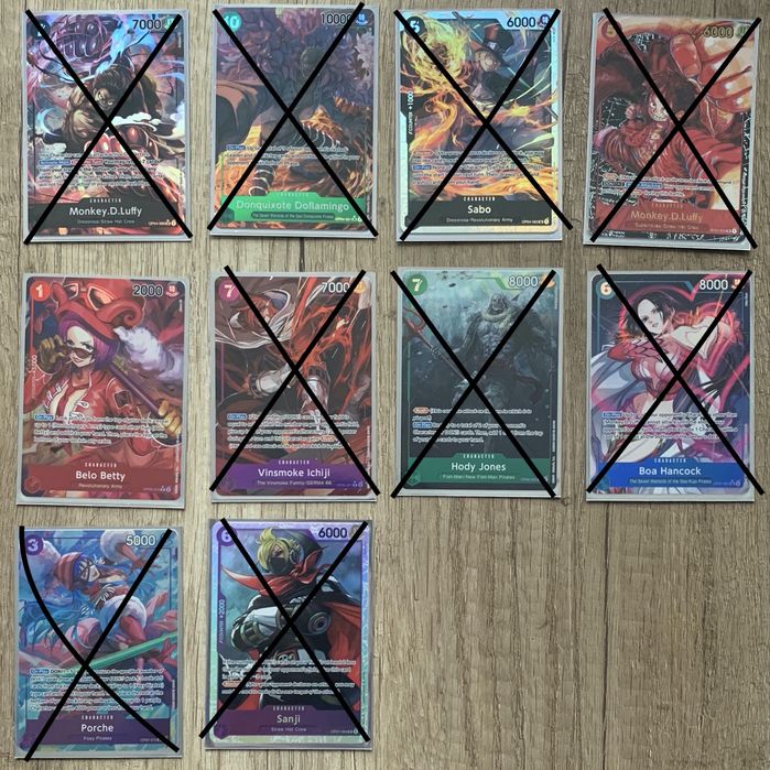 One Piece TCG карти