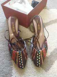 Туфли-босоножки женские Dumond (Бразилия),стиль "Конго",оригинал,новые