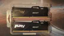 Memorie DDR5 Kingston Fury Beast 16GB 5200MHz Dual Channel Kit