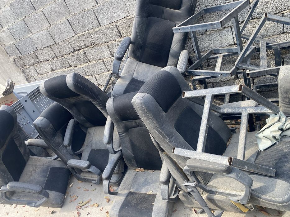 Кресло кожаный б/у