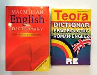 Dictionar engleza + dictionar frazeologic roman englez - IMPECABILE