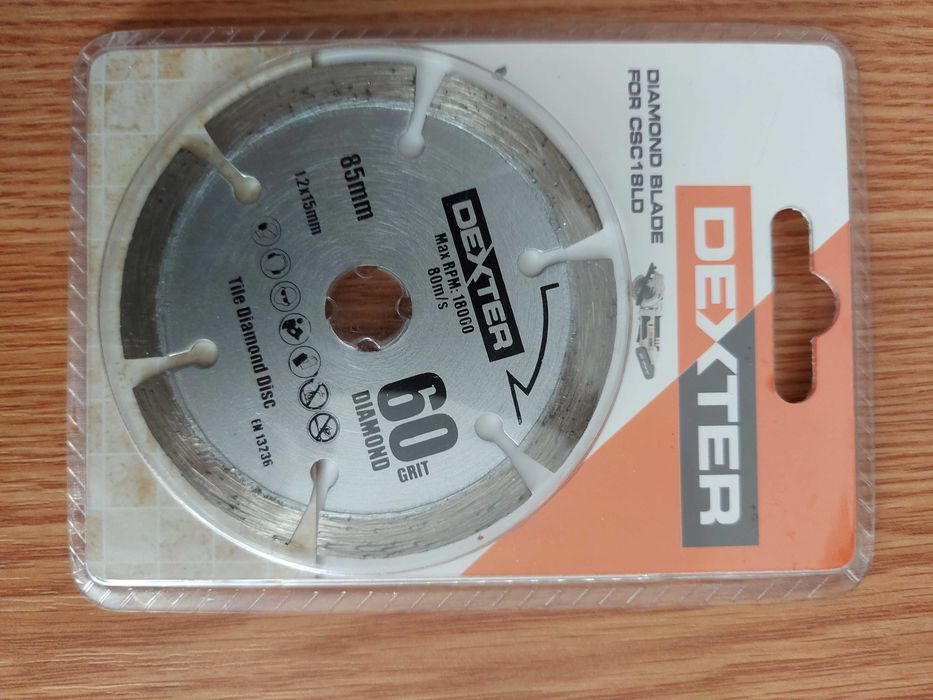 Panza diamantata, DEXTER, granulatie 60,  pentru taiat gresie, fa