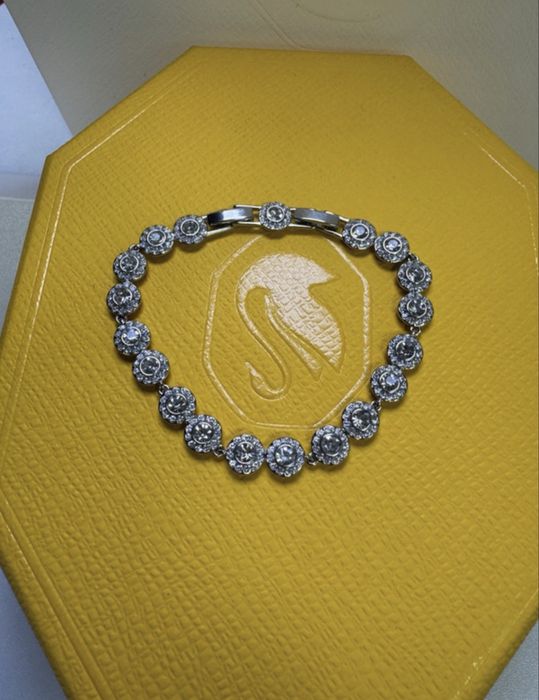 Swarovski Angelic Una сребърна гривна и сребърни обеци