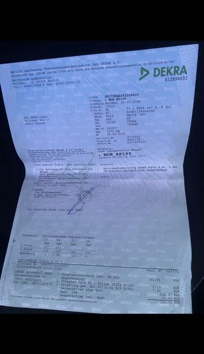 MCV impecabil 2015 Vopsea Originala 77750 km reali