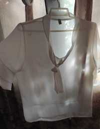 Продается белая тонкая блузка