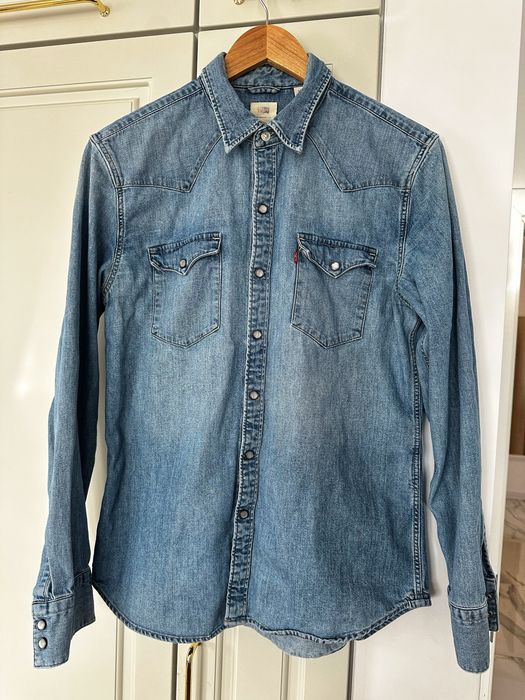 Оригинална Мъжка Риза Levi's Размер M Дънкова