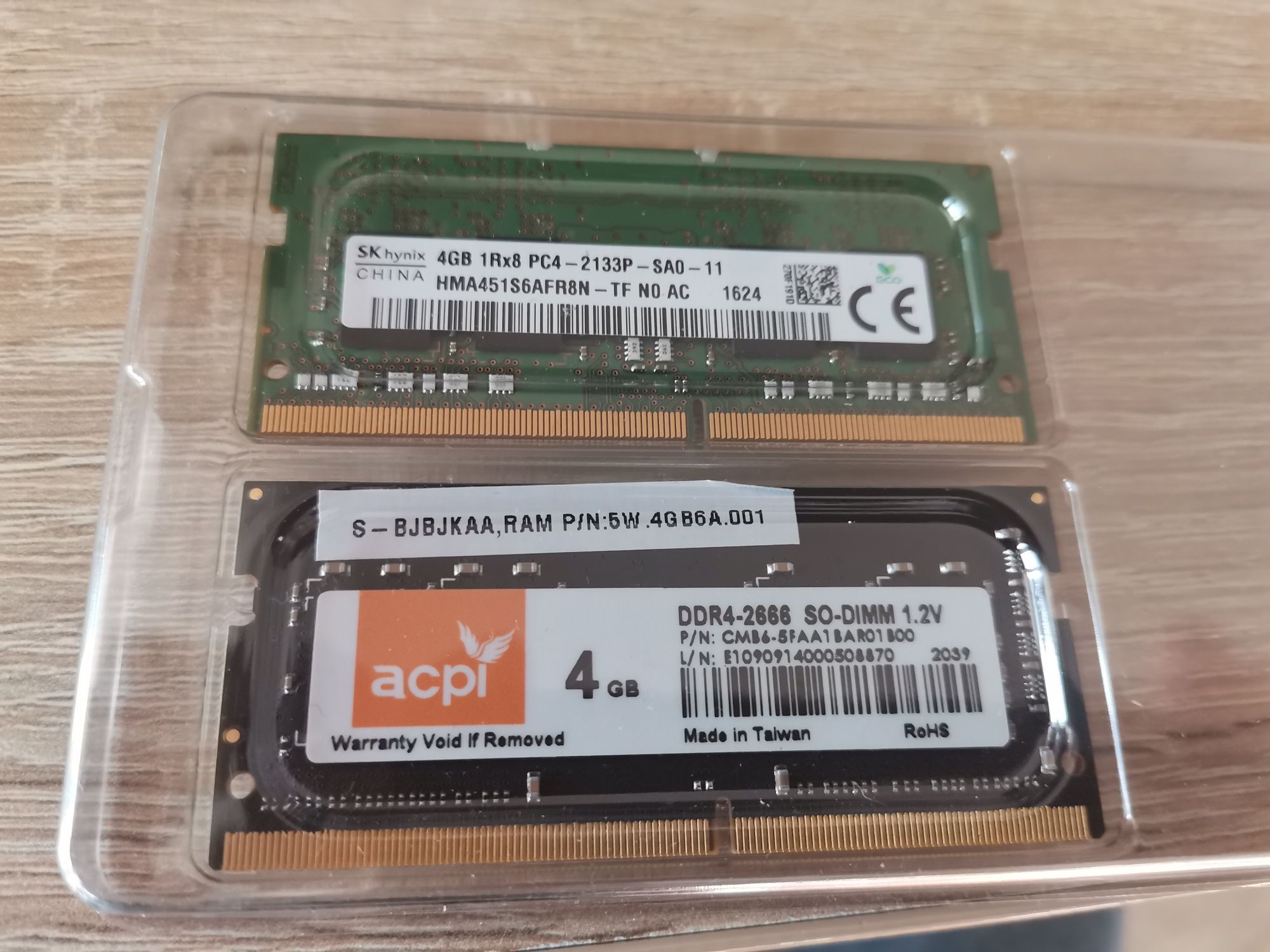 Memorie DDR4 kit 8 gb 2x4gb