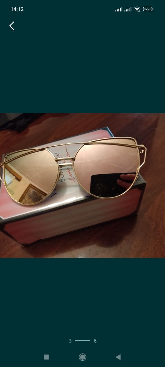 HOOBAN классические стильные солнцезащитные очки «кошачий глаз» 
Очки