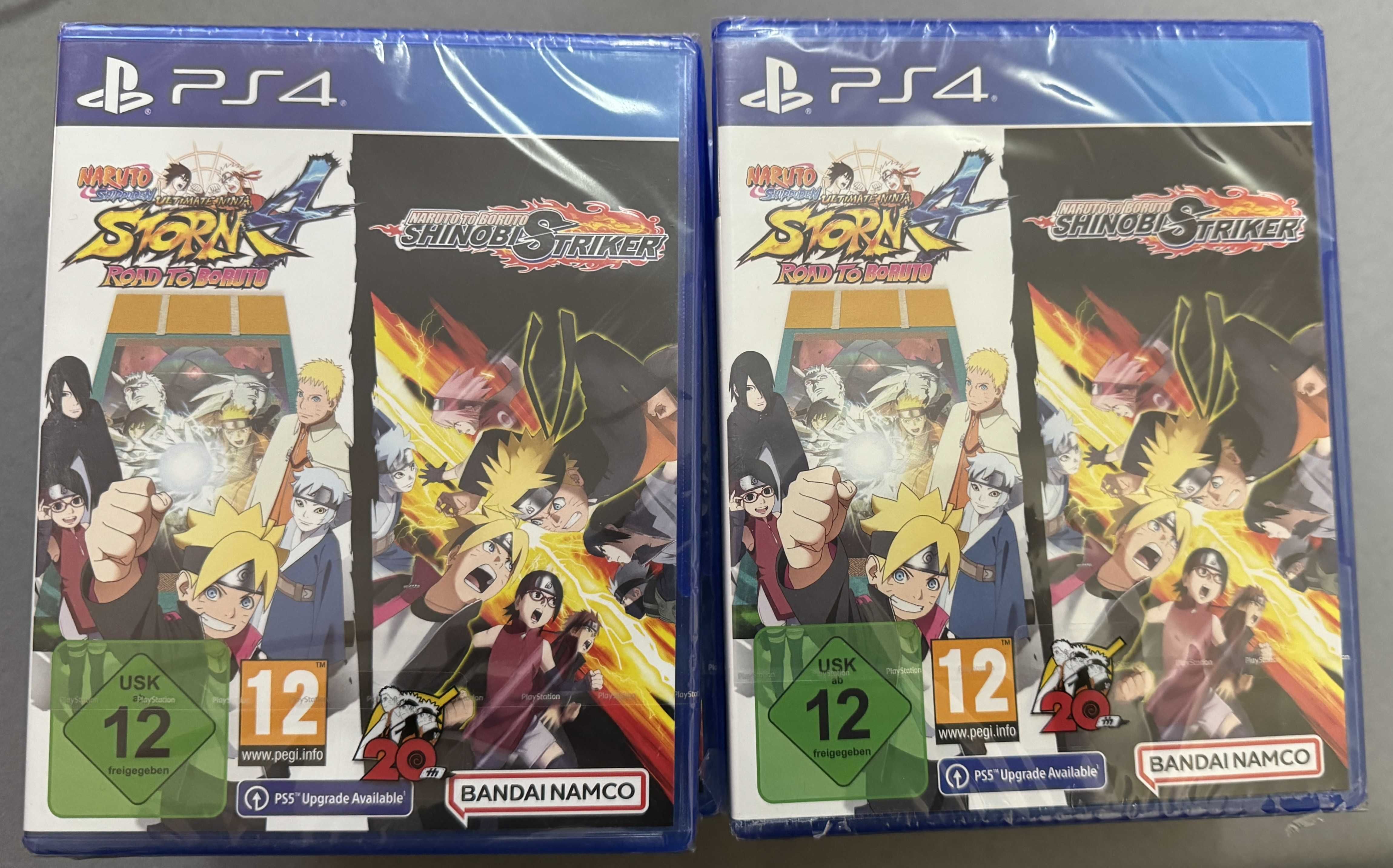 чисто нова Naruto Ultimate Ninja Storm 4 + Naruto Shinobi Striker, PS4