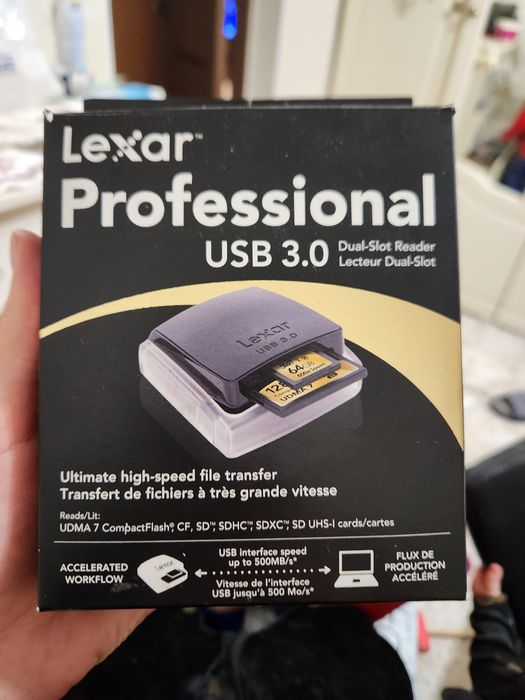 Устройство для работы с картами памяти Lexar Professional USB 3.0 Dual
