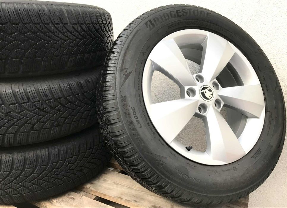 Roți cu jante originale Skoda Kodiaq