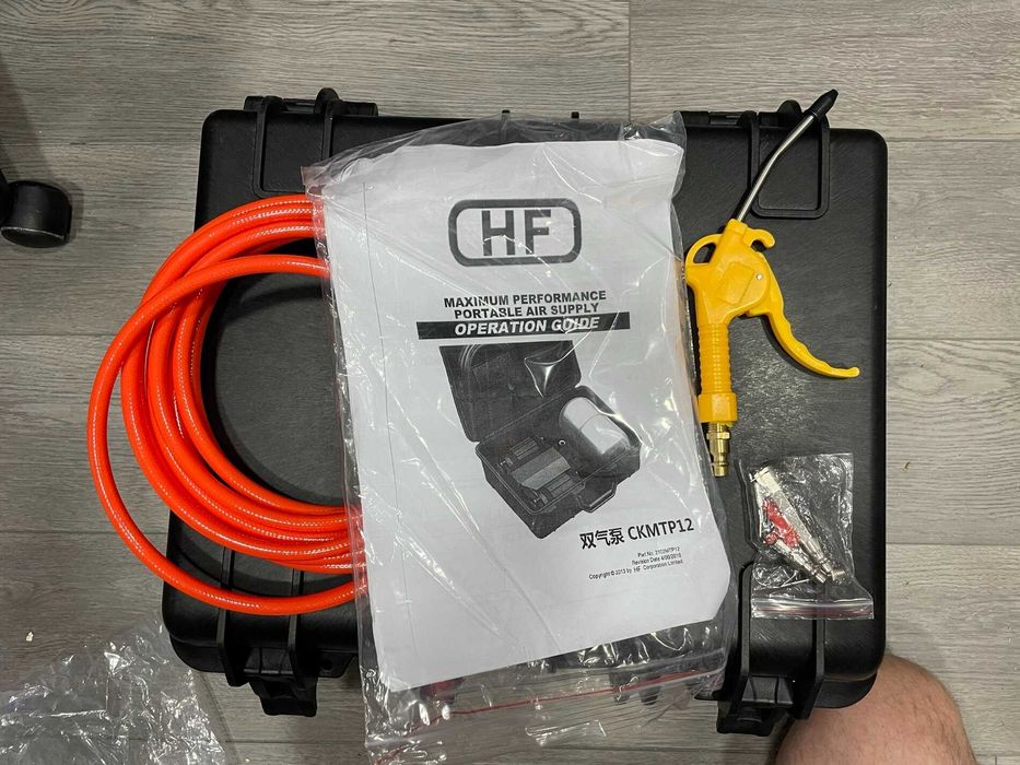 Compresor HF cu doua motoare 12V pentru diferentiali blocabili