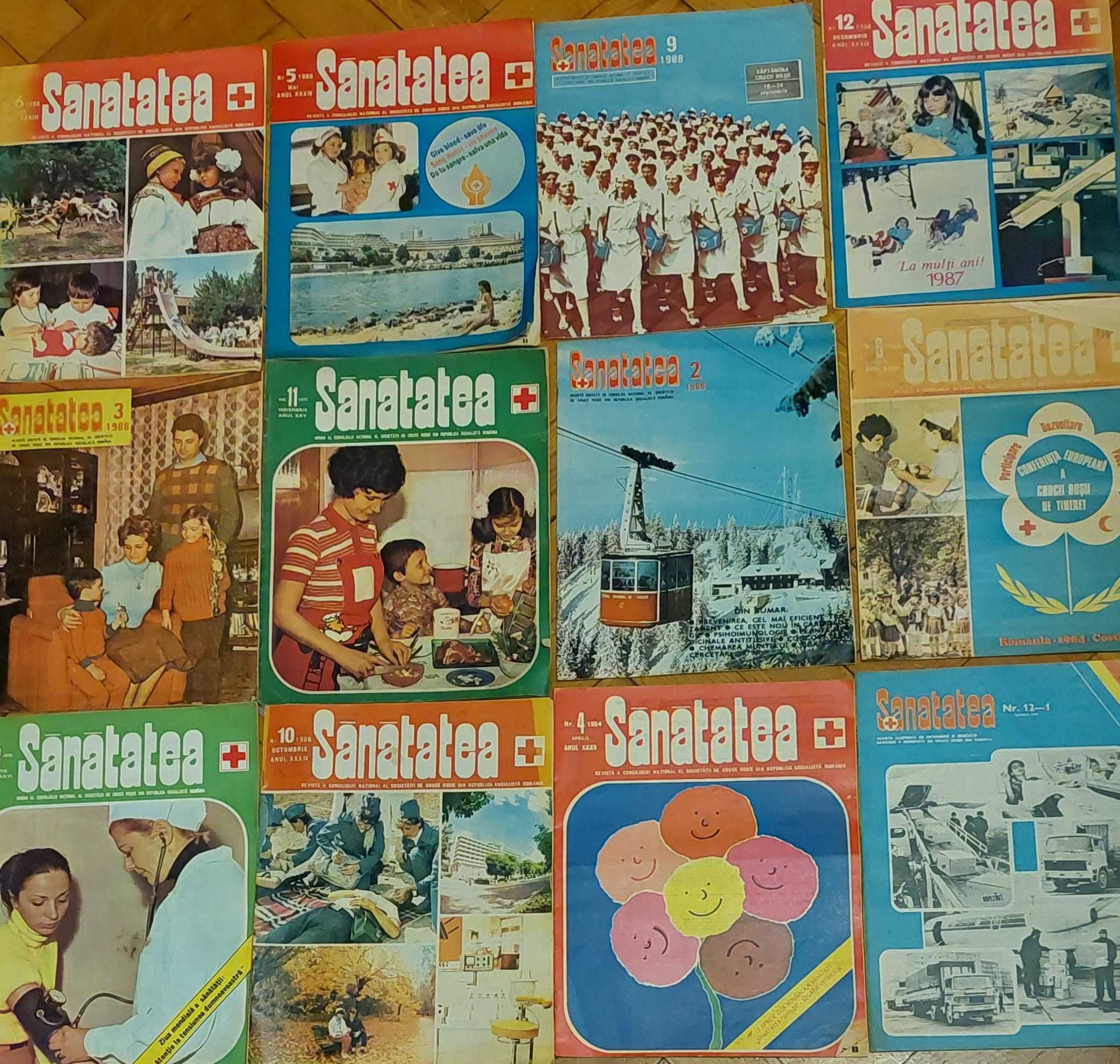 Lot Revista Sanatatea anii ''84-88''