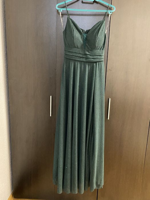 Зелена официална рокля