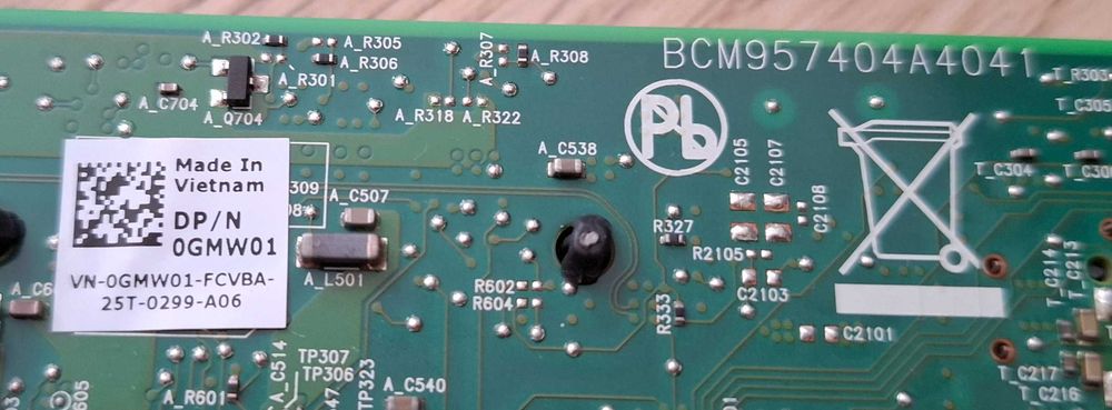 Dell Broadcom BCM957404A4041 Dual-Ports SFP+ 10/25Gbps  Dell 0GMW01